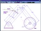 Figure 6. Animation of range of motion of linkage and motor